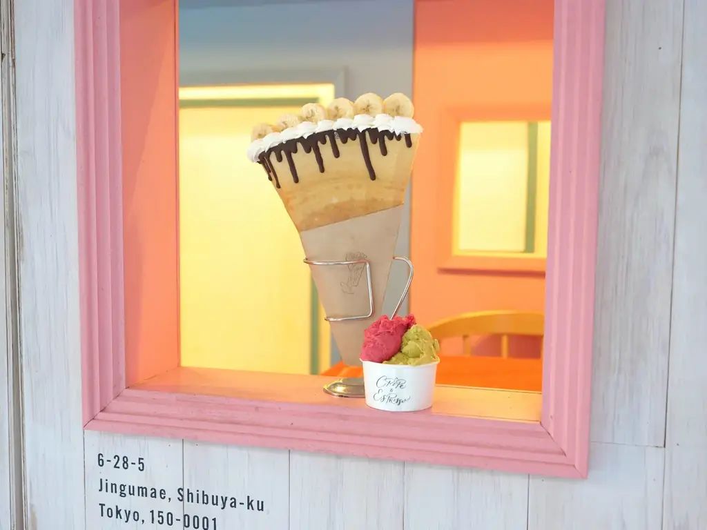 原宿に“黄金クレープ”と本格ジェラートの新体験店舗が誕生！ 画像 1