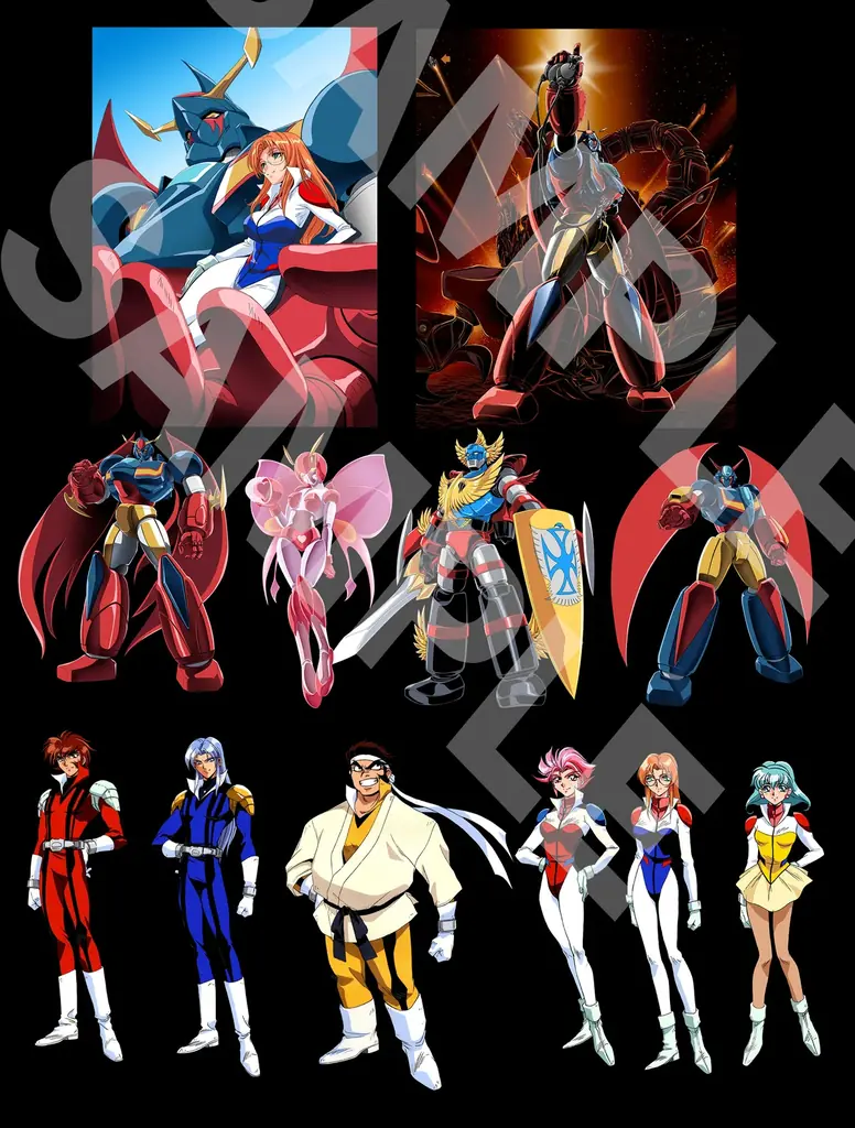 『70年代風ロボットアニメ ゲッP-X』店舗特典決定　オリジナルスタッフ描きおろしイラストを使用した特典も登場 画像 15