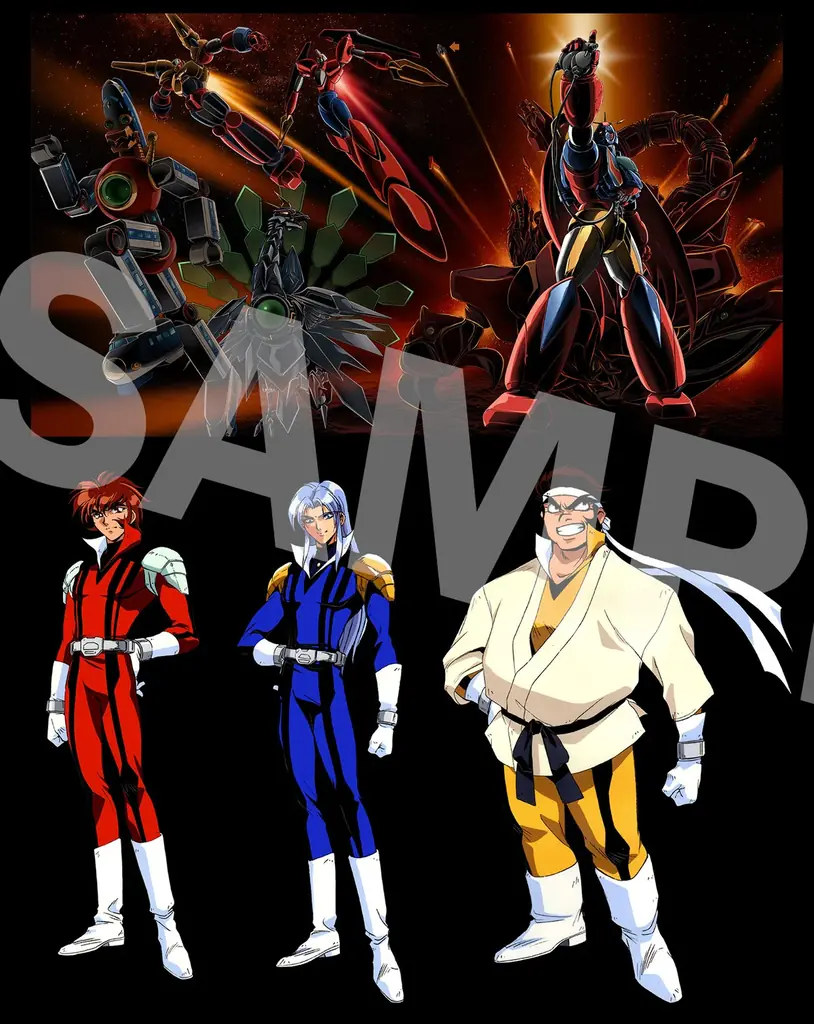 『70年代風ロボットアニメ ゲッP-X』店舗特典決定　オリジナルスタッフ描きおろしイラストを使用した特典も登場 画像 4