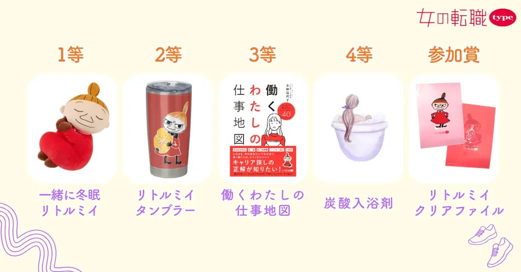 【リトルミイがやってくる♪】『女の転職type』が「第16回 渋谷・表参道 WOMEN’S RUN」でランナーを応援！豪華景品が当たる抽選会も 画像 3