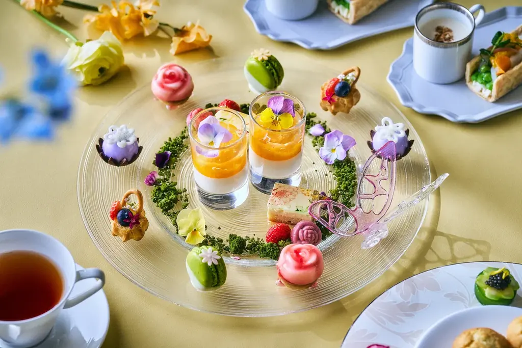 蝶々やミツバチが遊びに来る春のフローラルアフタヌーンティーFloral Blossom Afternoon Tea～Spring～を販売 ザ・プリンスギャラリー 東京紀尾井町 画像 3
