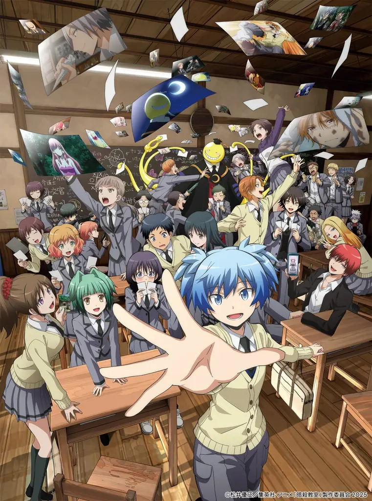 『劇場版「暗殺教室」みんなの時間』新規描き下ろしオリジナルラベル缶が全国のサントリー自販機にて3月19日（木）より販売開始！ 画像 5