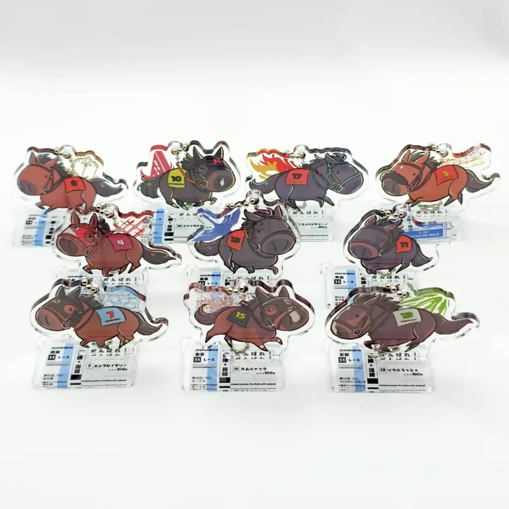 UMAbred新作アクリルスタンド＆キーホルダー、4月上旬発売
