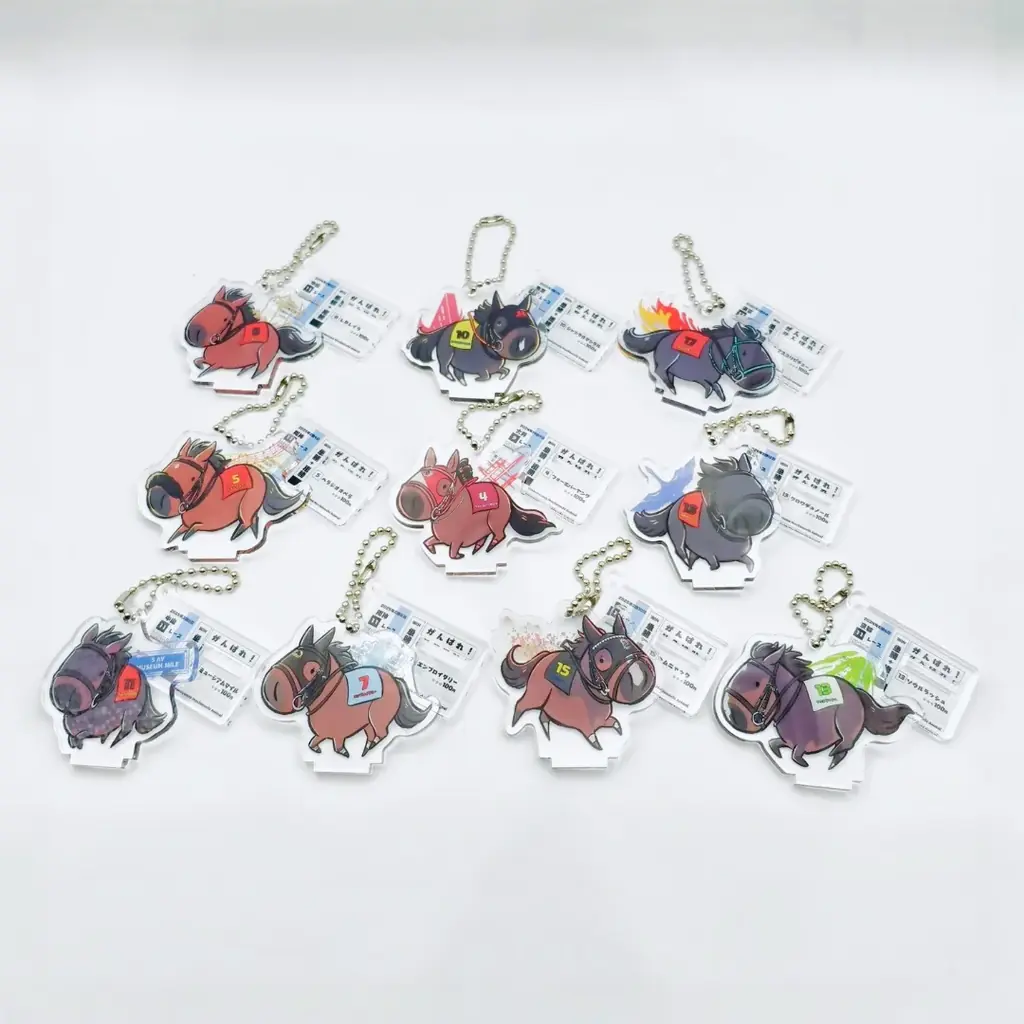 競走馬グッズブランド「UMAbred」よりアクリルスタンド＆キーホルダーボックストイVer2が発売！ 画像 14