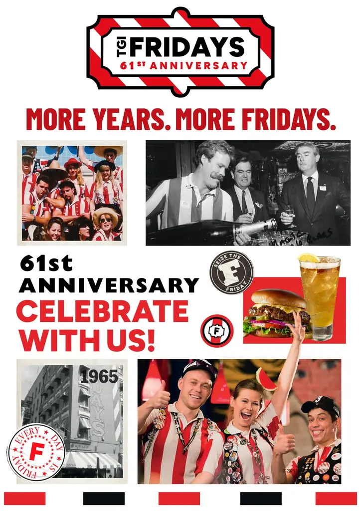 【TGIフライデーズ】 1965円で楽しむ 「ニューヨークの味」。TGIフライデーズ創業61周年 『Back to New York 1965』 開催！ 画像 4