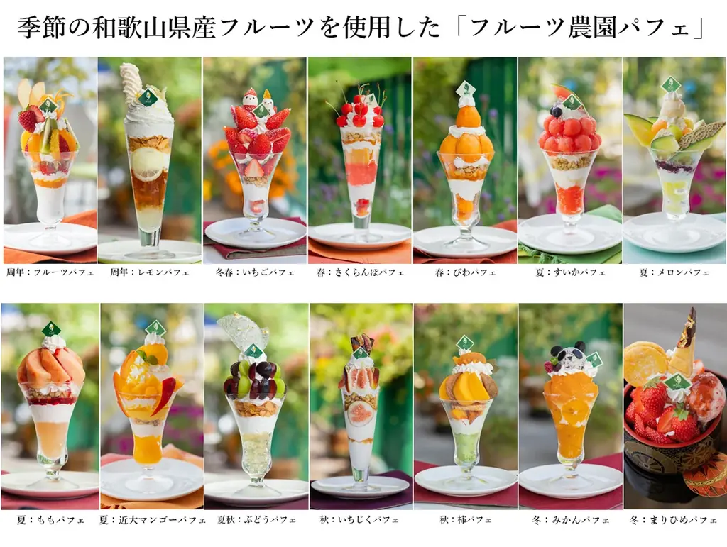 「HARNEY & SONS Tea Salon KITTE大阪店」が「観音山フルーツパーラー」とのコラボパフェを提供開始。 画像 2