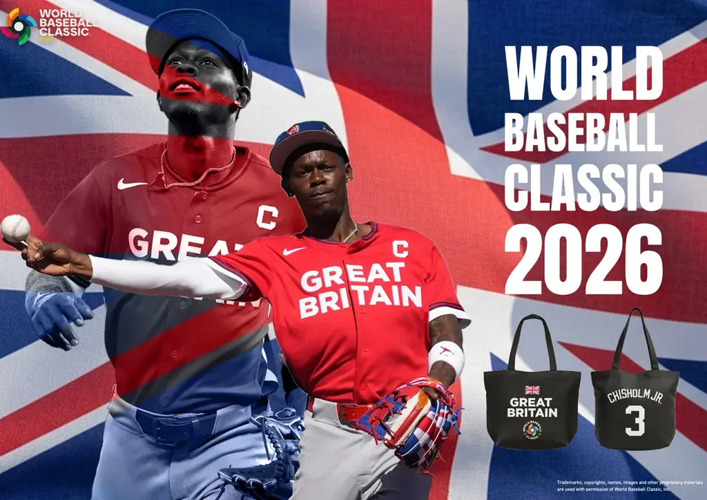 E-COMEGROUPより、WORLD BASEBALL CLASSIC 2026公式ライセンス商品『イギリス代表トートバッグ』が登場！ 画像 1