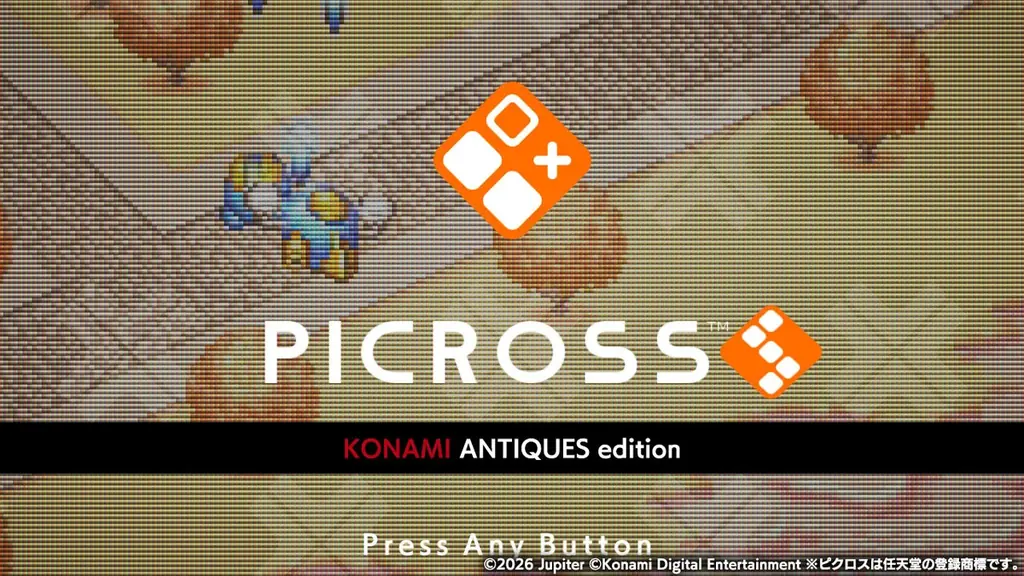 Nintendo Switch™『ピクロス™S KONAMI ANTIQUES edition』4月30日に配信決定のお知らせ 画像 2