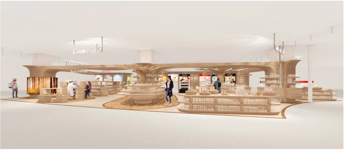 北海道最大級※へ拡張、13ブランド新規導入cosme910 イオンモール旭川駅前店cosmeteria イオンモール旭川駅前店4月17日（金）リニューアルオープン 画像 1