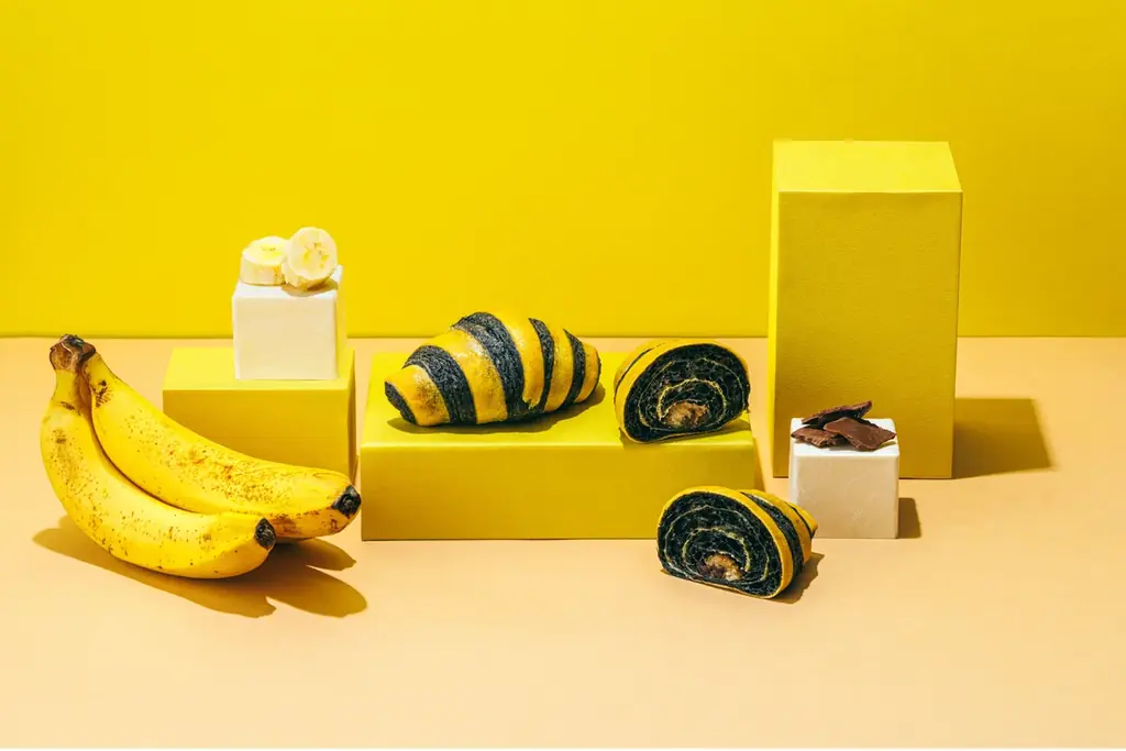 【木村屋總本店】＜新商品＞「あんクロワッサン（バナナ×チョコ）」が登場！4月1日発売 画像 1