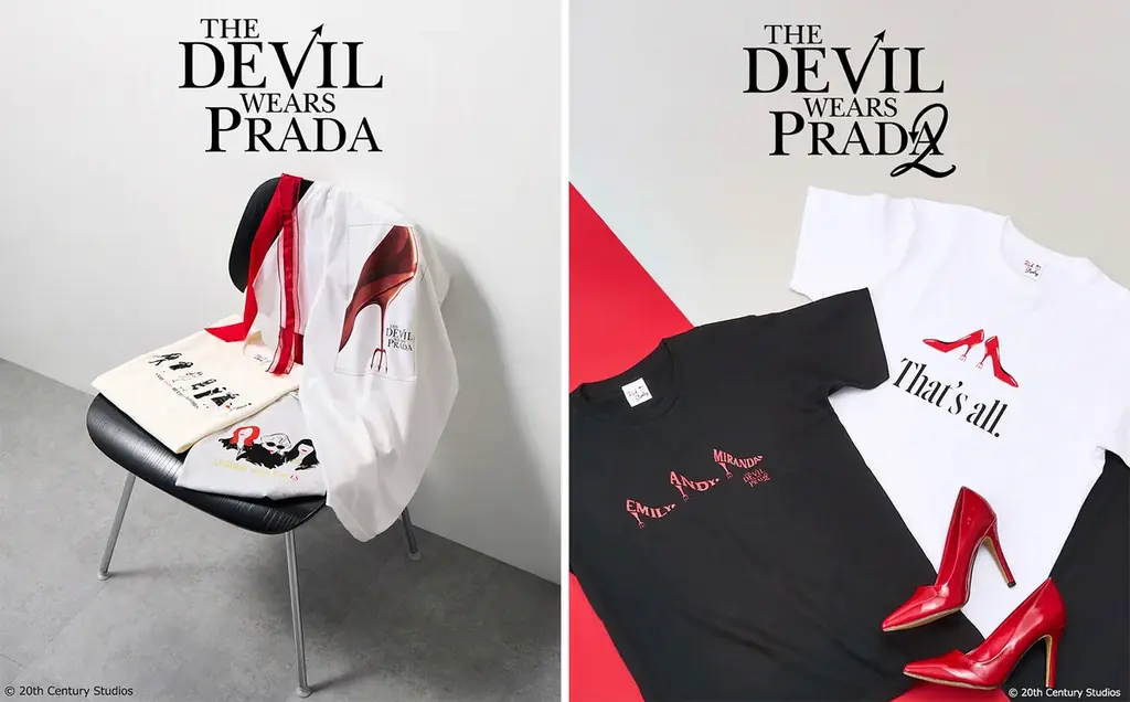 大注目！映画『プラダを着た悪魔』＆待望の続編『プラダを着た悪魔2』の限定アパレルが全国のPLAZAに登場！ 画像 1