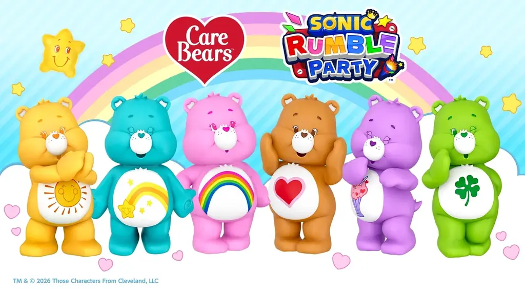 『ソニックランブル パーティ』期間限定イベント「ケアベア(TM)」とのコラボイベントが本日より開催！ 画像 1