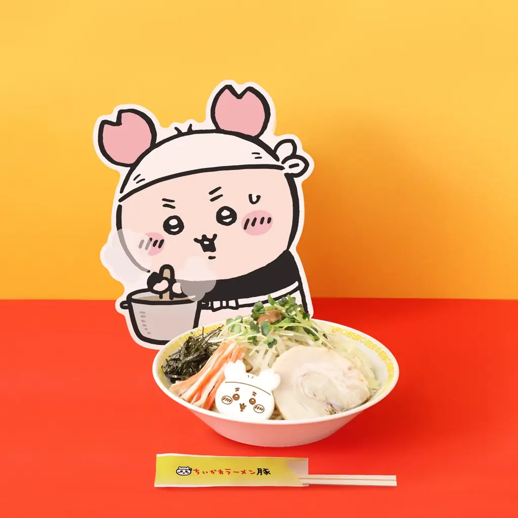 「ちいかわラーメン 豚」新作メニュー“油そば” 登場‼国内５店舗で4/10（金）より期間限定にて提供開始！ 画像 2