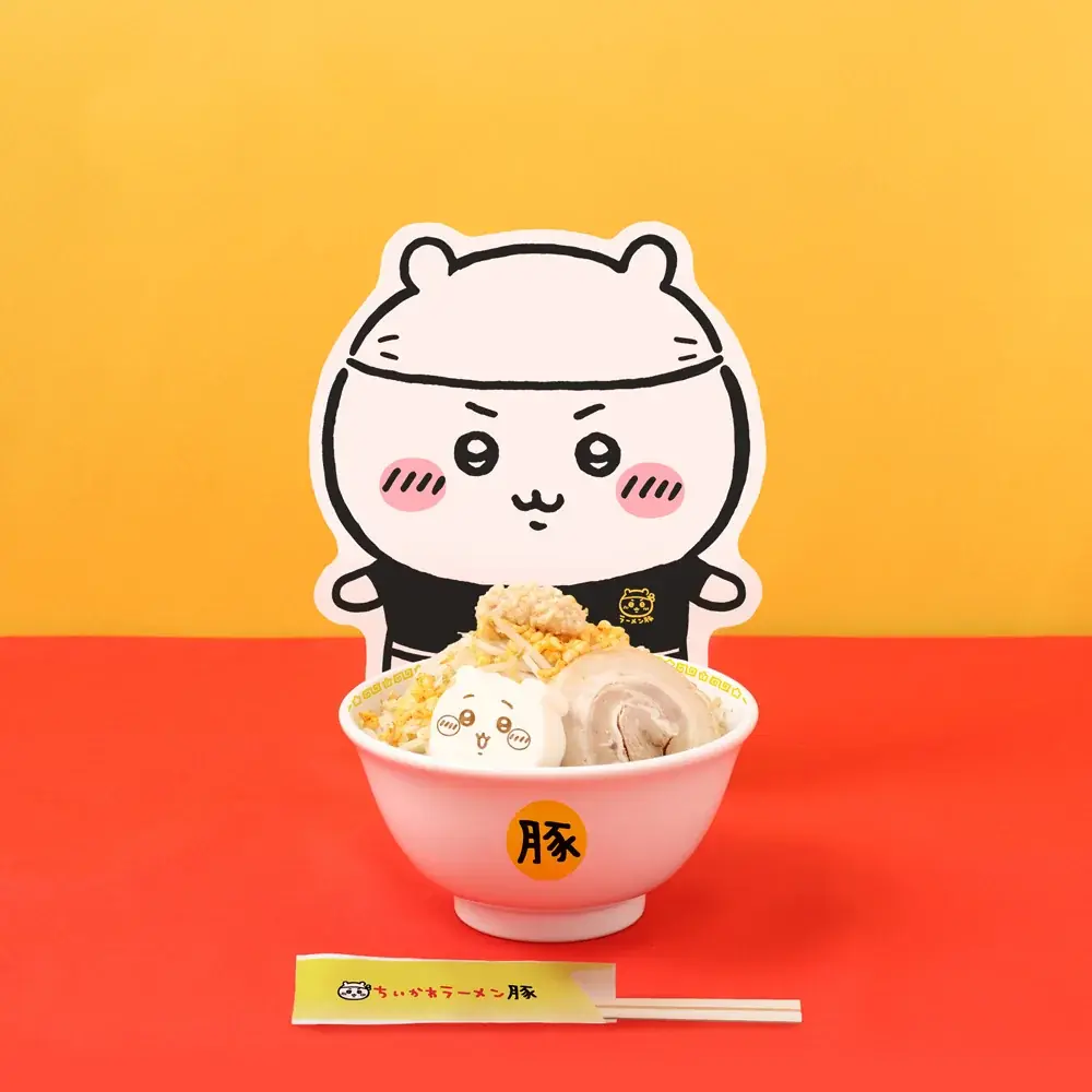 「ちいかわラーメン 豚」新作メニュー“油そば” 登場‼国内５店舗で4/10（金）より期間限定にて提供開始！ 画像 5