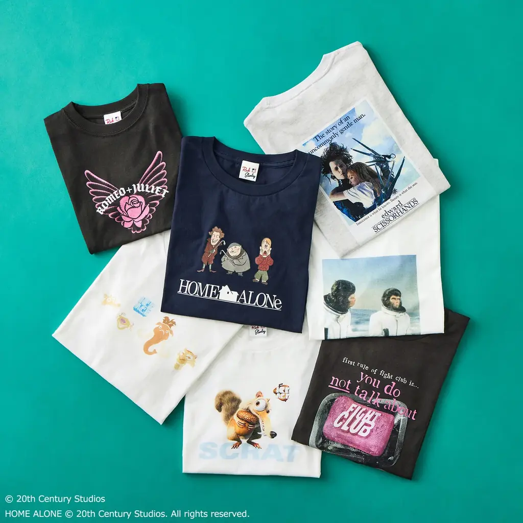 不朽の名作映画がTシャツに！20世紀スタジオの人気7作品をデザインしたPLAZA限定コレクション、発売決定！ 画像 1