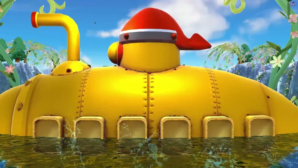 「あそんで！そだてる！らくがキッズ」ガッツの泉が3/24～大幅アップデート！しるべくんの潜水艦で「すいちゅうタカラさがし」に出かけよう 画像 3