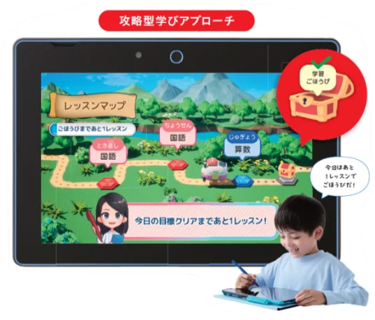 新「進研ゼミ 小学講座」、３月２５日より提供開始　“ゲーム×学習”と“人×AI”でもっと「勉強が好きになる」学びへ 画像 2