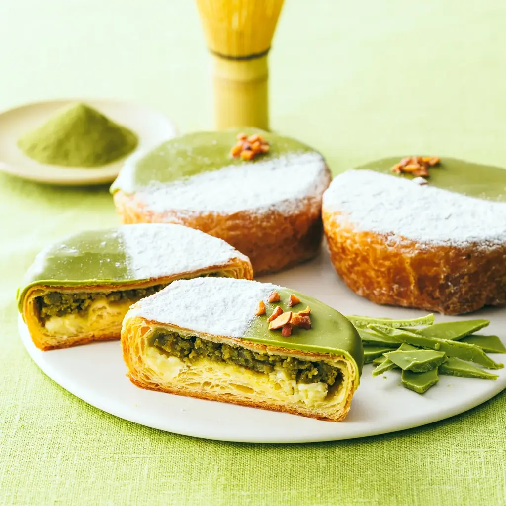 【木村屋總本店】＜新商品＞香り高い抹茶あんともちもち食感「酒種 抹茶（求肥入り）」が新登場！「抹茶デニッシュ」など春にぴったりな新商品5種類を4月1日から発売 画像 3