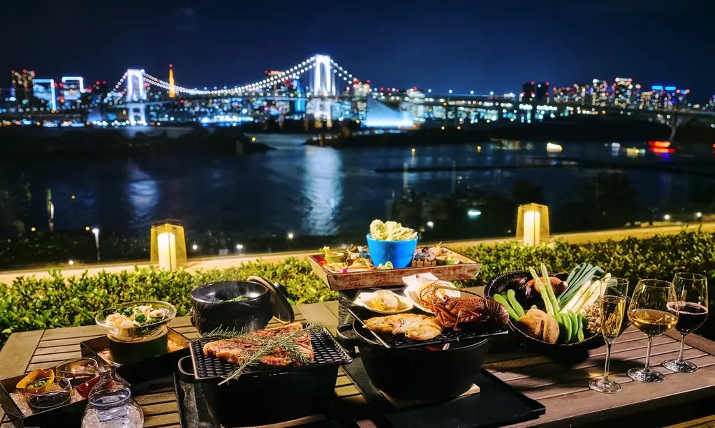 テラス限定炭火焼ペアコース