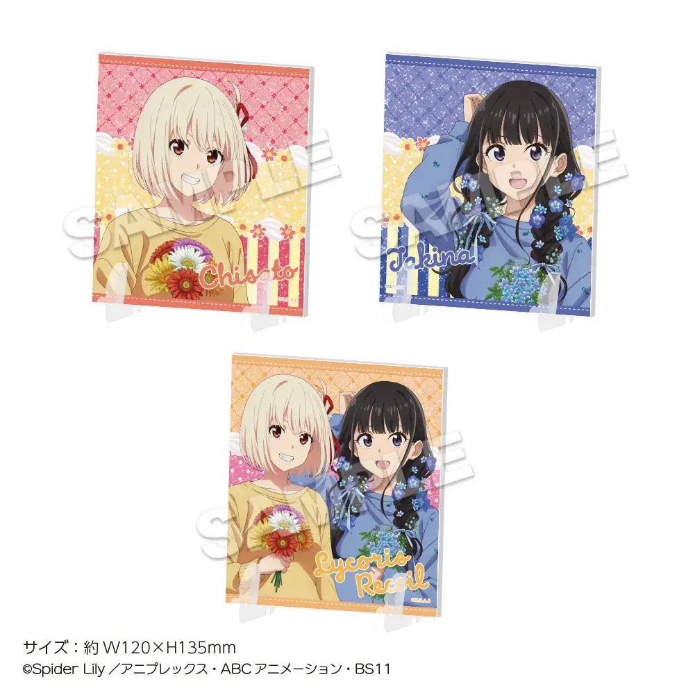 TVアニメ『リコリス・リコイル』のPOP UP STOREがハンズにて開催決定！！春らしい描き下ろしイラストの新商品もご用意しております。 画像 12