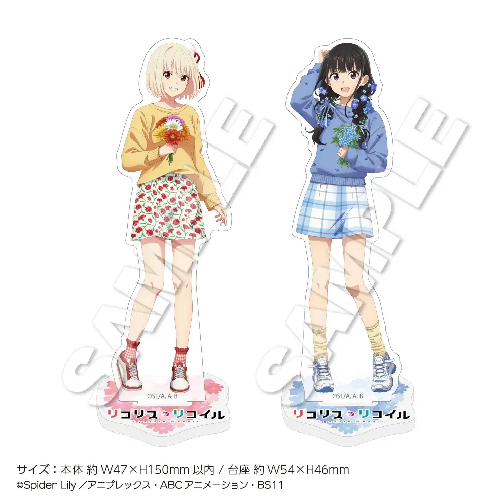 TVアニメ『リコリス・リコイル』のPOP UP STOREがハンズにて開催決定！！春らしい描き下ろしイラストの新商品もご用意しております。 画像 2