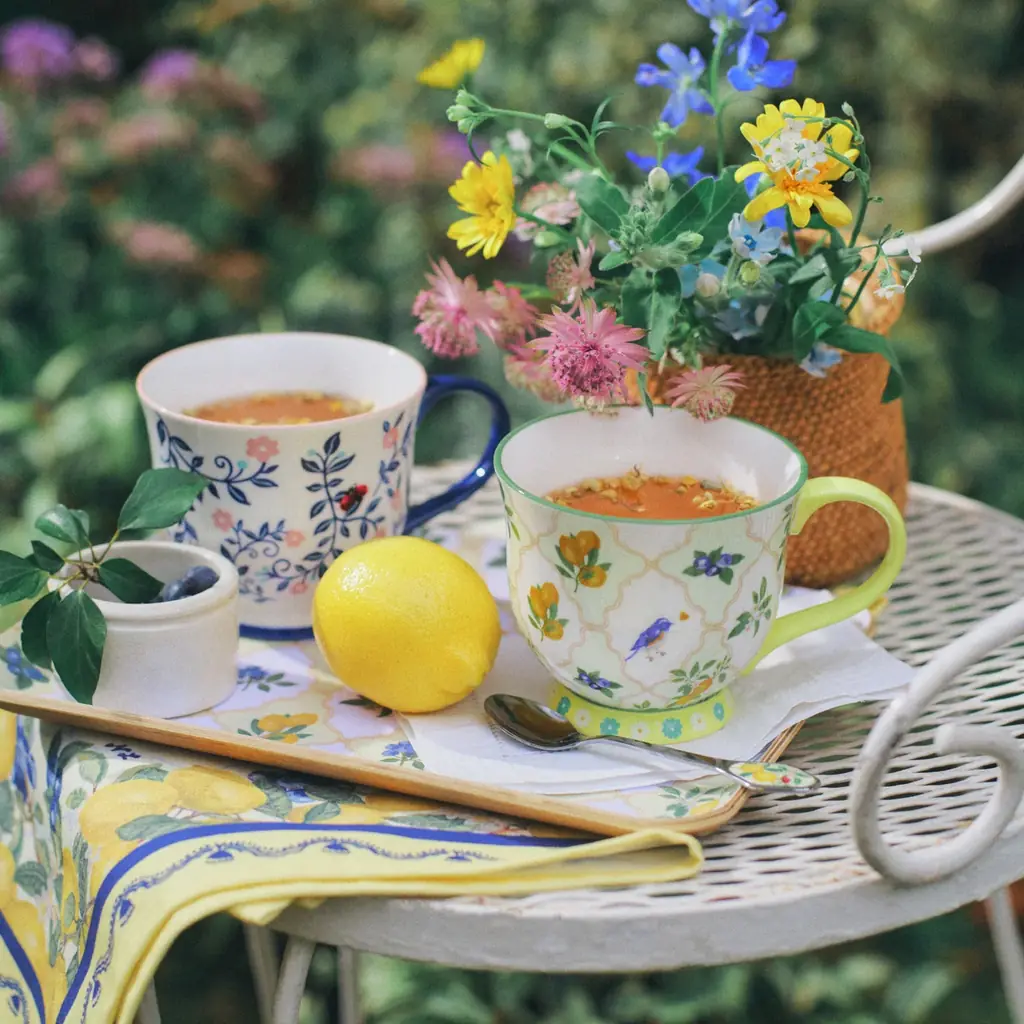 パリを拠点に活躍するアーティスト「ナタリー・レテ」とコラボレーション！レモンやブルーベリー、鳥や蝶が彩る夏を爽やかに楽しむティータイムコレクションが登場 画像 5