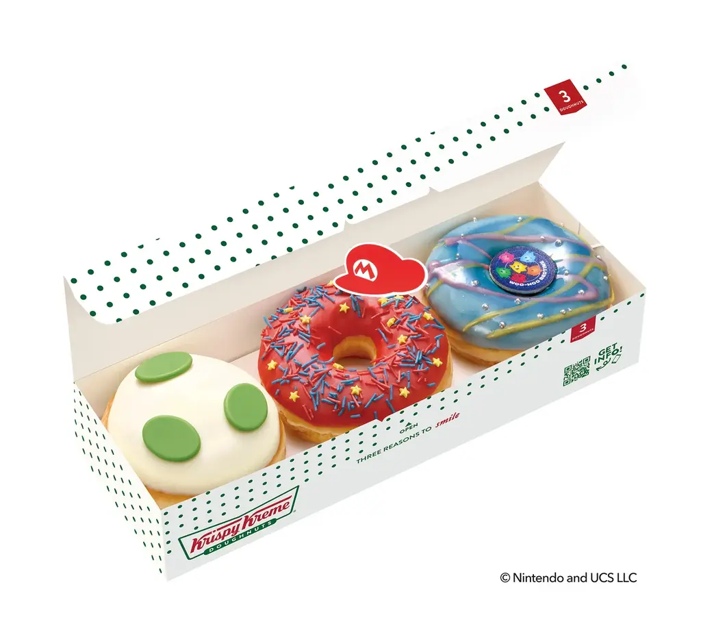 映画『ザ・スーパーマリオギャラクシー・ムービー』×KKD　マリオ・ヨッシー・チコをメインに映画の“冒険の世界”を表現したドーナツ３種が新登場　何が出てくるかわからない！？「ハテナブロック」ドーナツも！ 画像 7