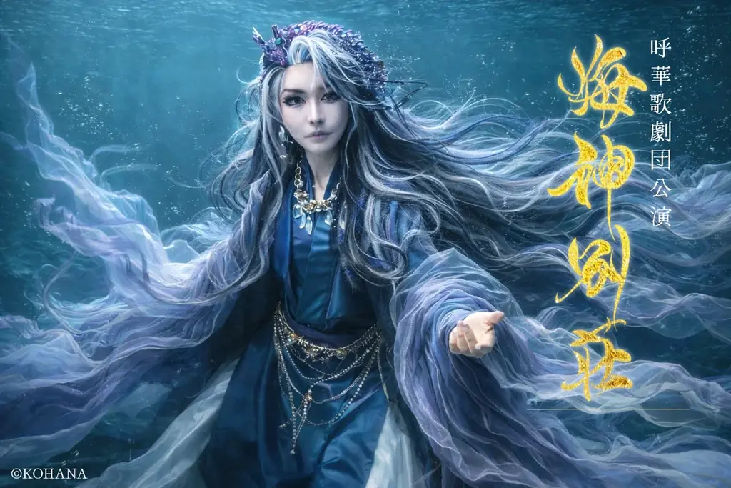 ビジュアル解禁！　泉鏡花の『海神別荘』を呼華歌劇団が大胆舞台化！　ハンドメイド作家による物販「海のマルシェ」も同時開催！ 画像 1