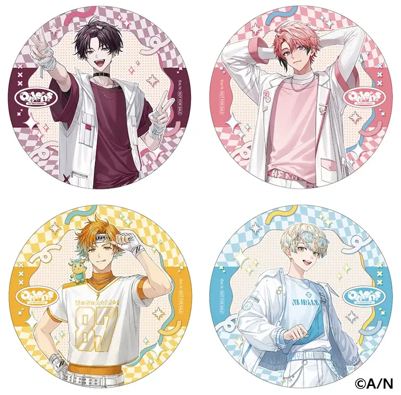 「にじさんじ」所属VTuberユニット・Oriensのデビュー3周年記念フェアが、全国アニメイトで4月2日から開催！　撮りおろしビジュアルを使用した商品の販売や、グラッテコラボの実施も!! 画像 2