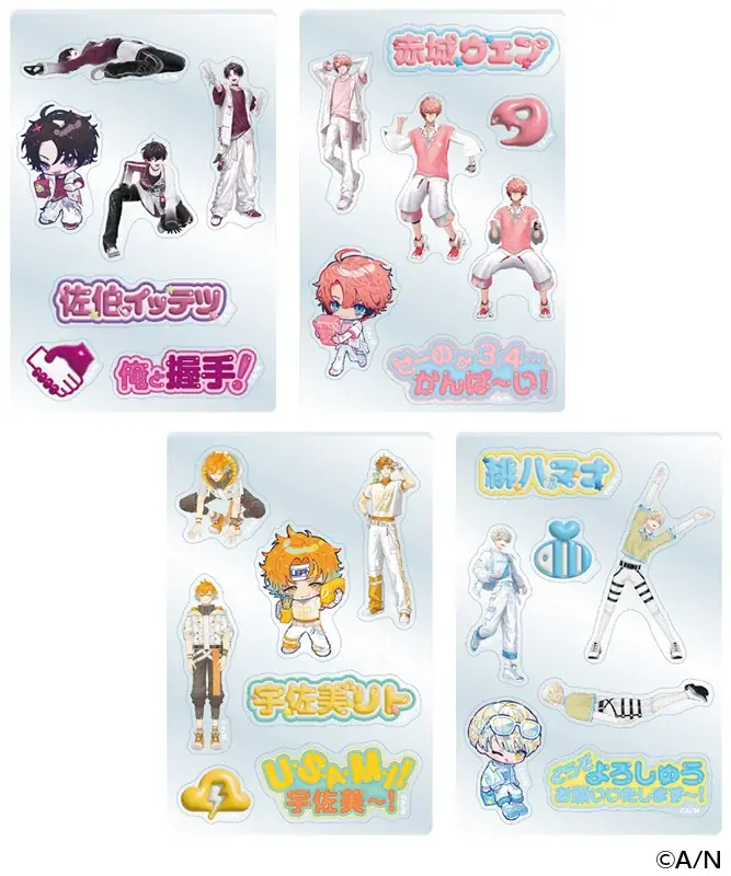 「にじさんじ」所属VTuberユニット・Oriensのデビュー3周年記念フェアが、全国アニメイトで4月2日から開催！　撮りおろしビジュアルを使用した商品の販売や、グラッテコラボの実施も!! 画像 4