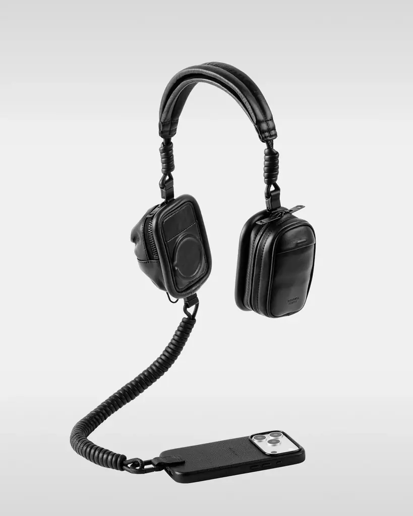 【objcts.io】beautiful peopleとのコラボレーションコレクションを発表。黒電話やヘッドフォンをモチーフにしたバッグ・iPhoneアクセサリー計3型を展開。 画像 14