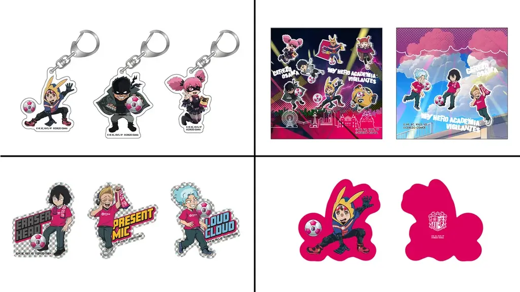 【セレッソ大阪】TVアニメ『ヴィジランテ -僕のヒーローアカデミア ILLEGALS-』とのコラボ決定！！ 画像 4