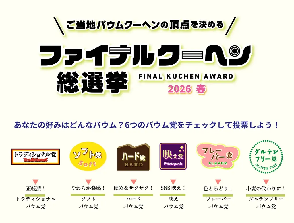 全国のバウムクーヘンが北海道に大集合！バウムクーヘン博覧会 2026 画像 9
