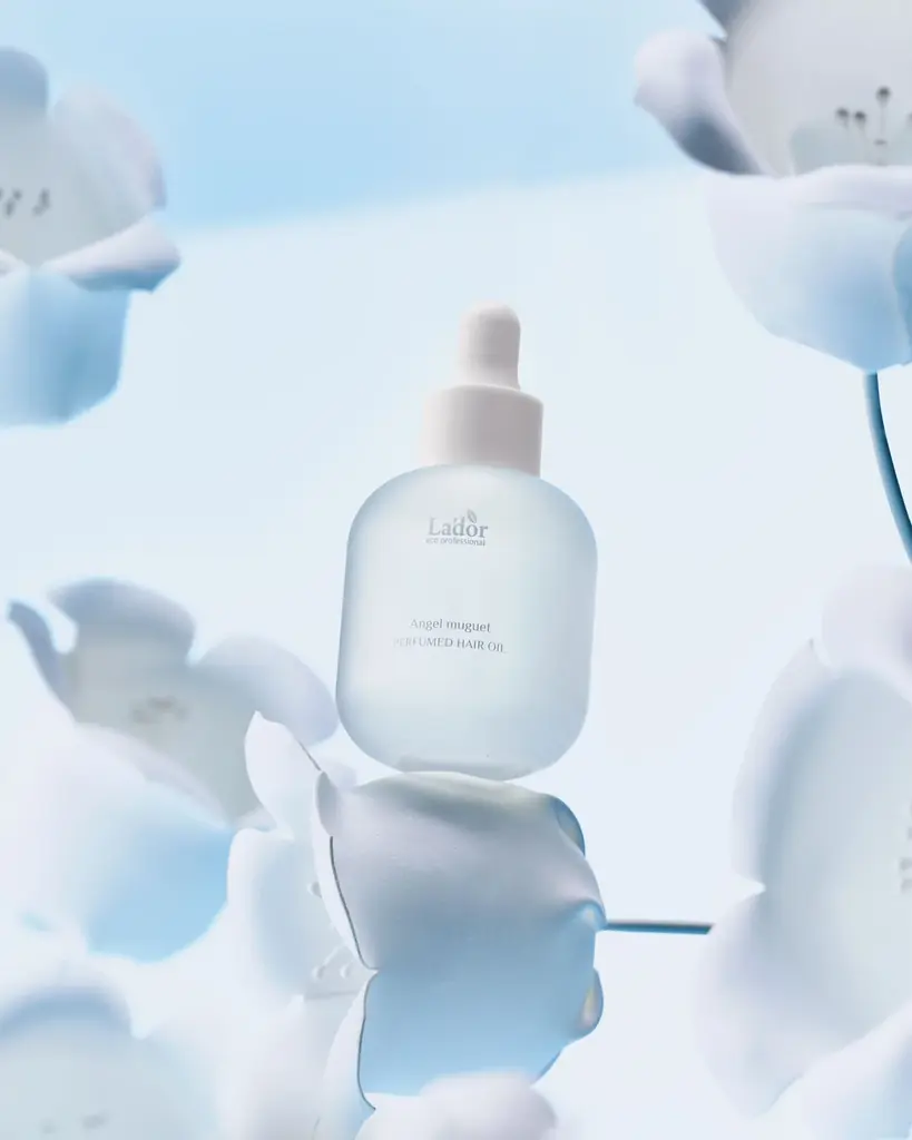 BTS Jiminさんのビジュアルが原宿エリアに降臨！韓国発ヘアケアブランド「LADOR(ラドール)」新商品ヘアオイル「エンジェルミュゲ」の世界観を原宿で展開。 画像 6