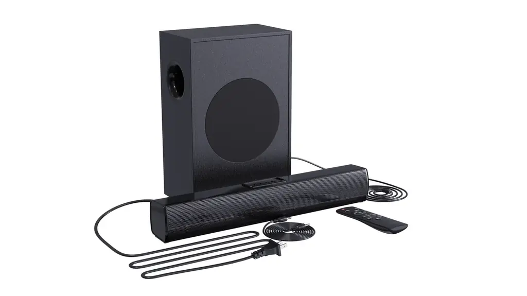 サブウーハー付きで圧倒的な臨場感を実現！　ゲオ限定『ゲーミングサウンドバースピーカー 2.1ch』を発売 画像 2