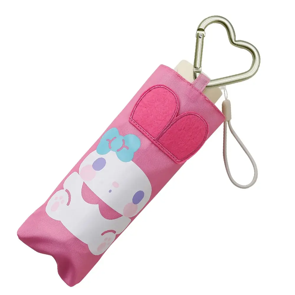 可愛すぎる収納袋に注目！マイメロディ、クロミ、シナモロールの持ち歩ける晴雨兼用傘 画像 2