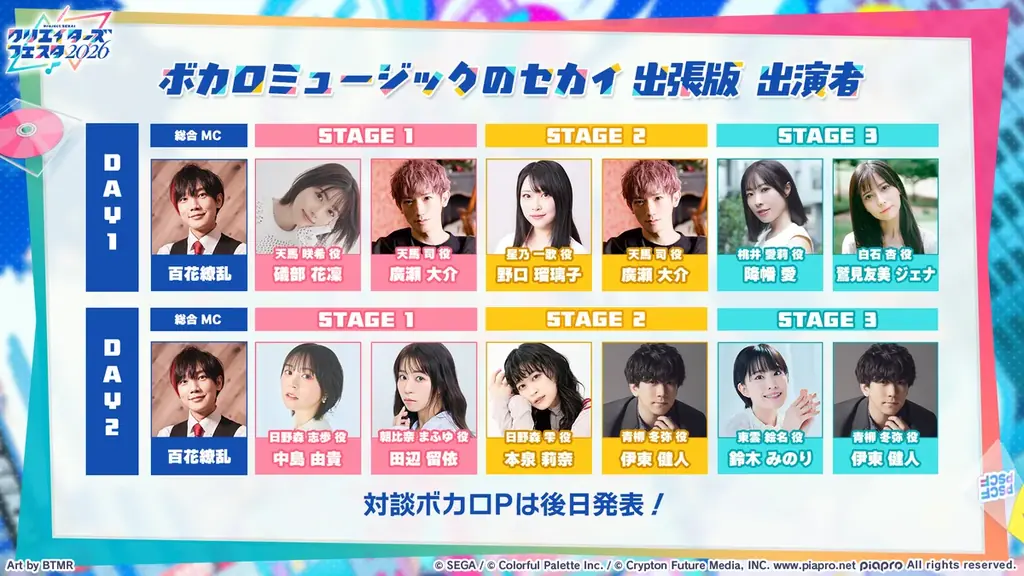 『プロジェクトセカイ カラフルステージ！ feat. 初音ミク』過去最大規模の単独イベント「プロジェクトセカイ クリエイターズフェスタ2026」続報公開！ 画像 6