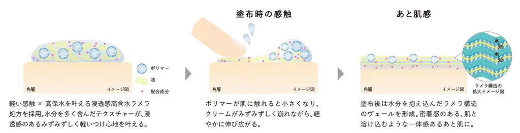 ベタつきと乾燥。その両方に悩む、複雑な肌状態にKANEBOの挑戦。水油バランスを整え、肌あれを防ぐ、軽やかな浸透感モイスチャライザー「カネボウ　スキン　コンダクター」 画像 3