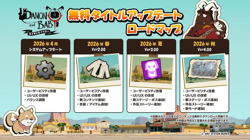 ”見下ろし型ガンアクションアドベンチャー” 『DAMON and BABY（デイモン＆ベイビー）』本日3月26日配信開始！ ローンチトレーラー公開&無料アップデートロードマップ＆開発者メッセージ公開 画像 8