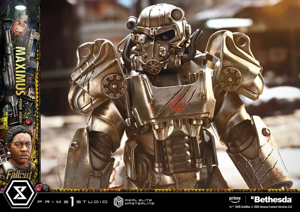 ドラマ『フォールアウト』より、パワーアーマー姿の「マキシマス 」を1/4スケールで立体化 画像 2