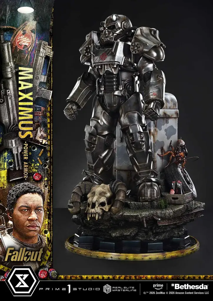 ドラマ『フォールアウト』より、パワーアーマー姿の「マキシマス 」を1/4スケールで立体化 画像 4