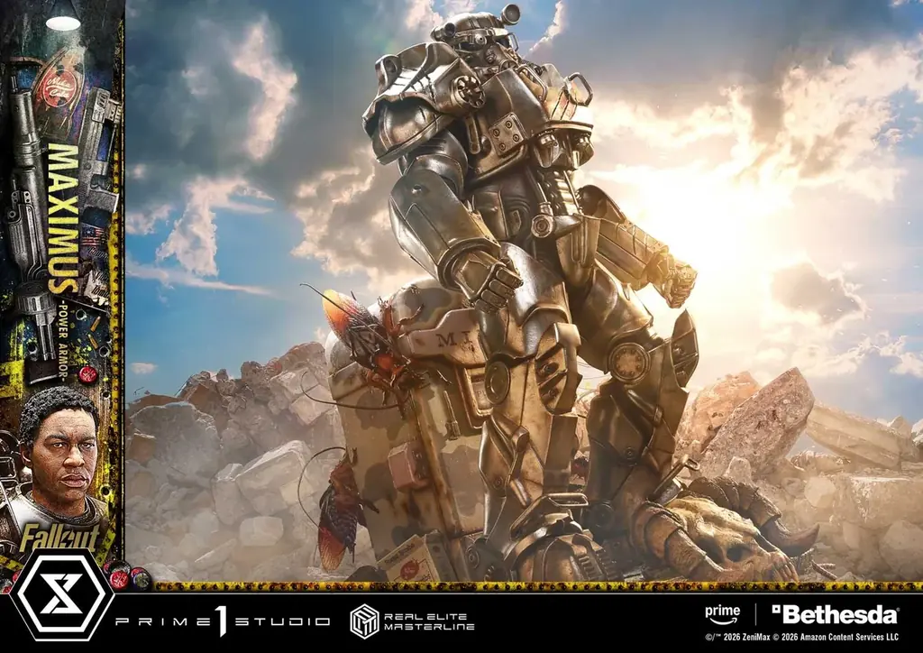 ドラマ『フォールアウト』より、パワーアーマー姿の「マキシマス 」を1/4スケールで立体化 画像 7