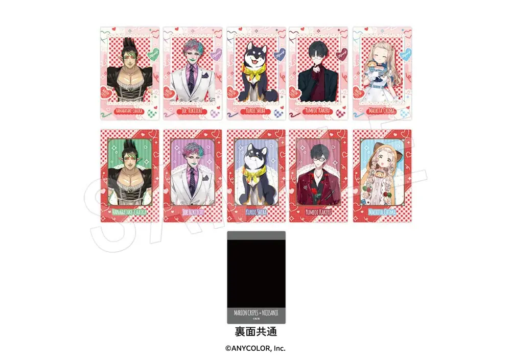 『にじさんじ』×「マリオンクレープ」の第二弾コラボが決定！お揃いの制服姿や、撮り下ろしのLive2Dビジュアルを使用した新作アイテムが多数登場！ 画像 13