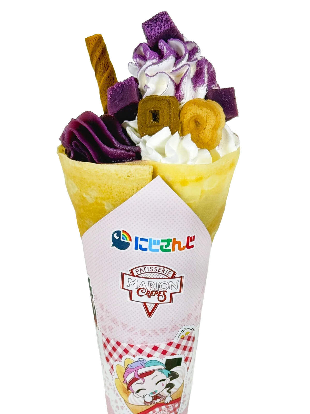 『にじさんじ』×「マリオンクレープ」の第二弾コラボが決定！お揃いの制服姿や、撮り下ろしのLive2Dビジュアルを使用した新作アイテムが多数登場！ 画像 3