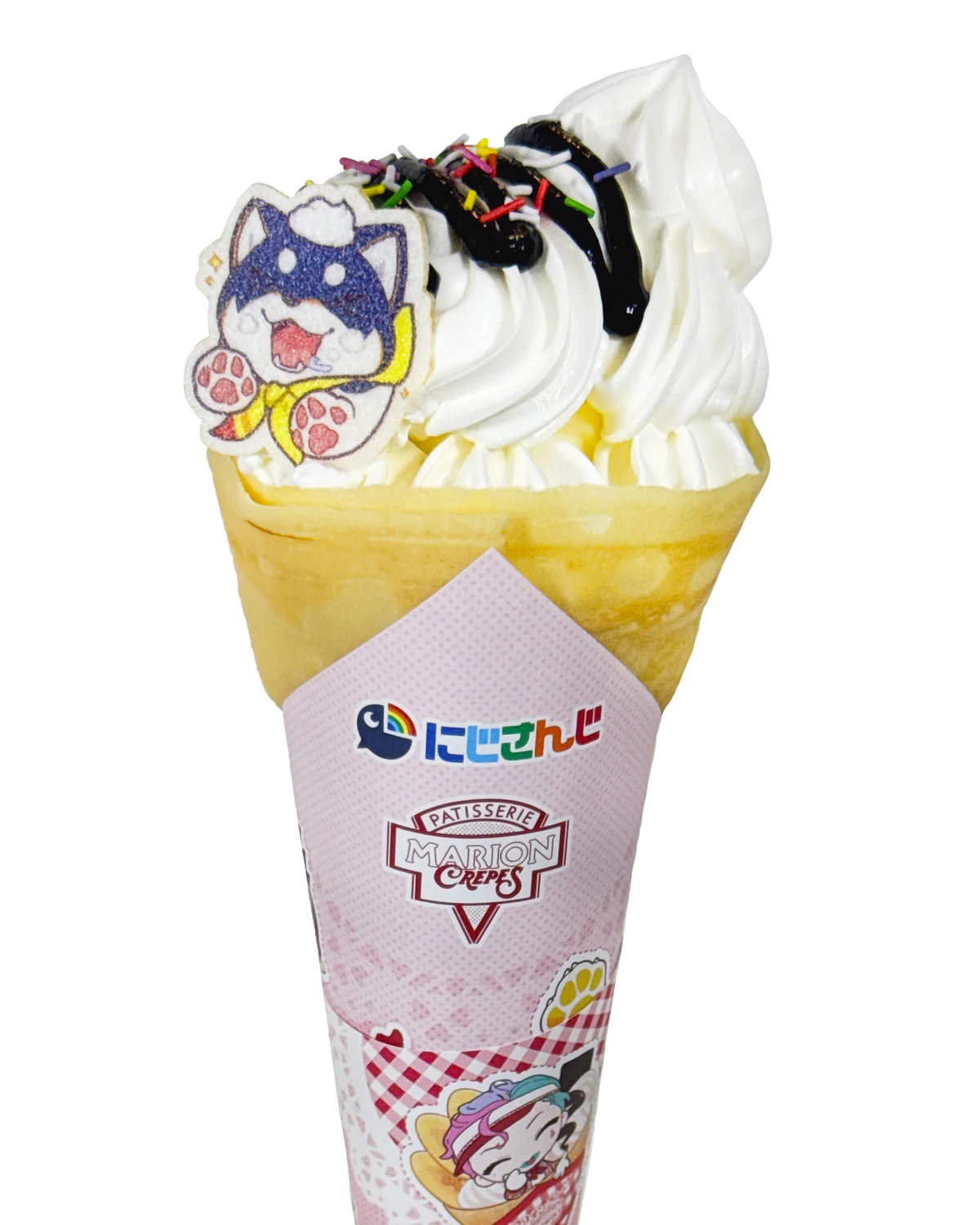 『にじさんじ』×「マリオンクレープ」の第二弾コラボが決定！お揃いの制服姿や、撮り下ろしのLive2Dビジュアルを使用した新作アイテムが多数登場！ 画像 4