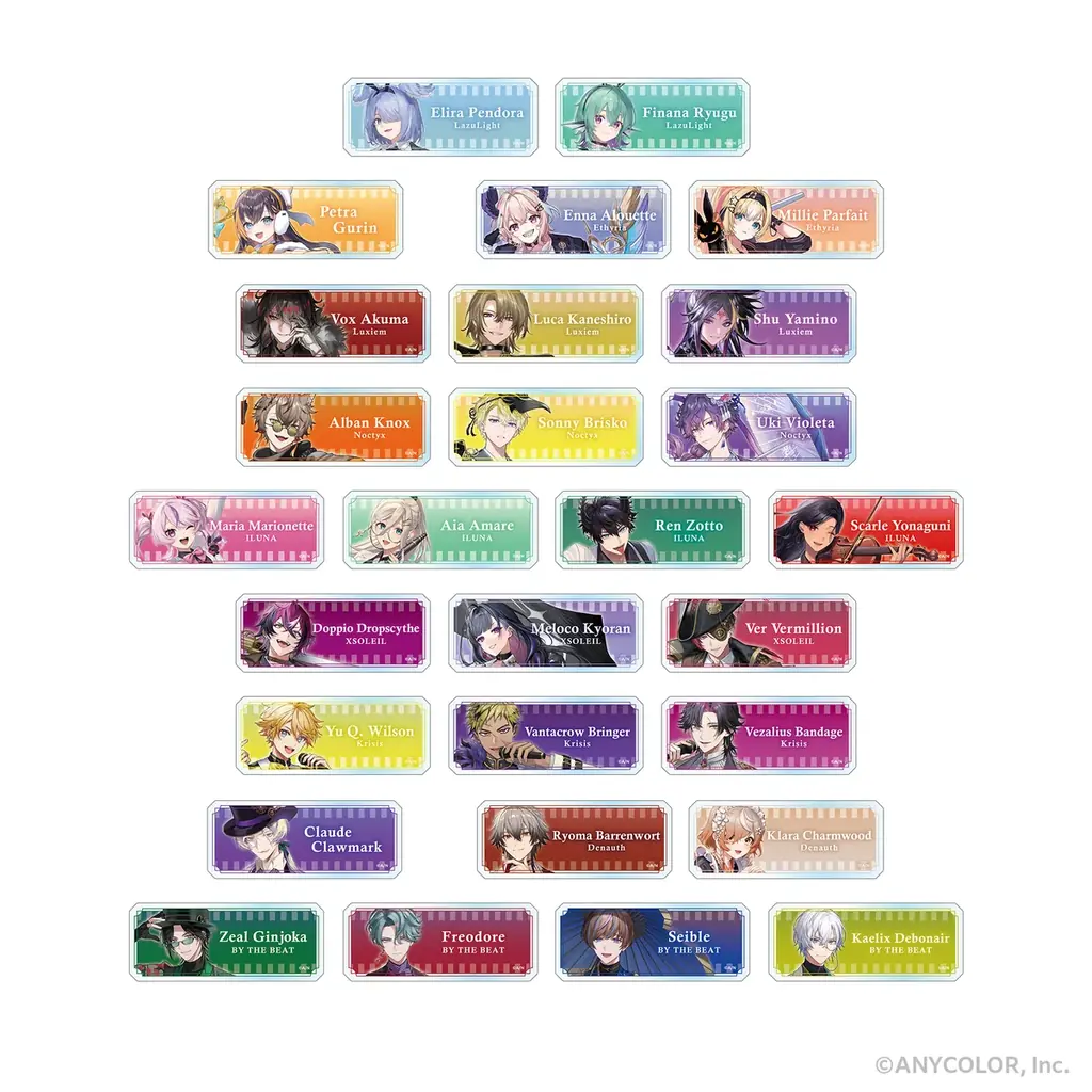 【NIJISANJI EN 周年プロジェクト 第2弾】全世界を対象としたオンライン限定グッズ販売が決定！さらに台湾限定『Hi-Life（莱爾富）』でコンビニプリント施策も同時展開 画像 3