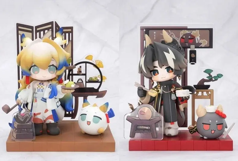 『Cutiesシリーズ アークナイツ 完成品フィギュア』の「シュウ」「チョンユエ」が登場。 画像 2