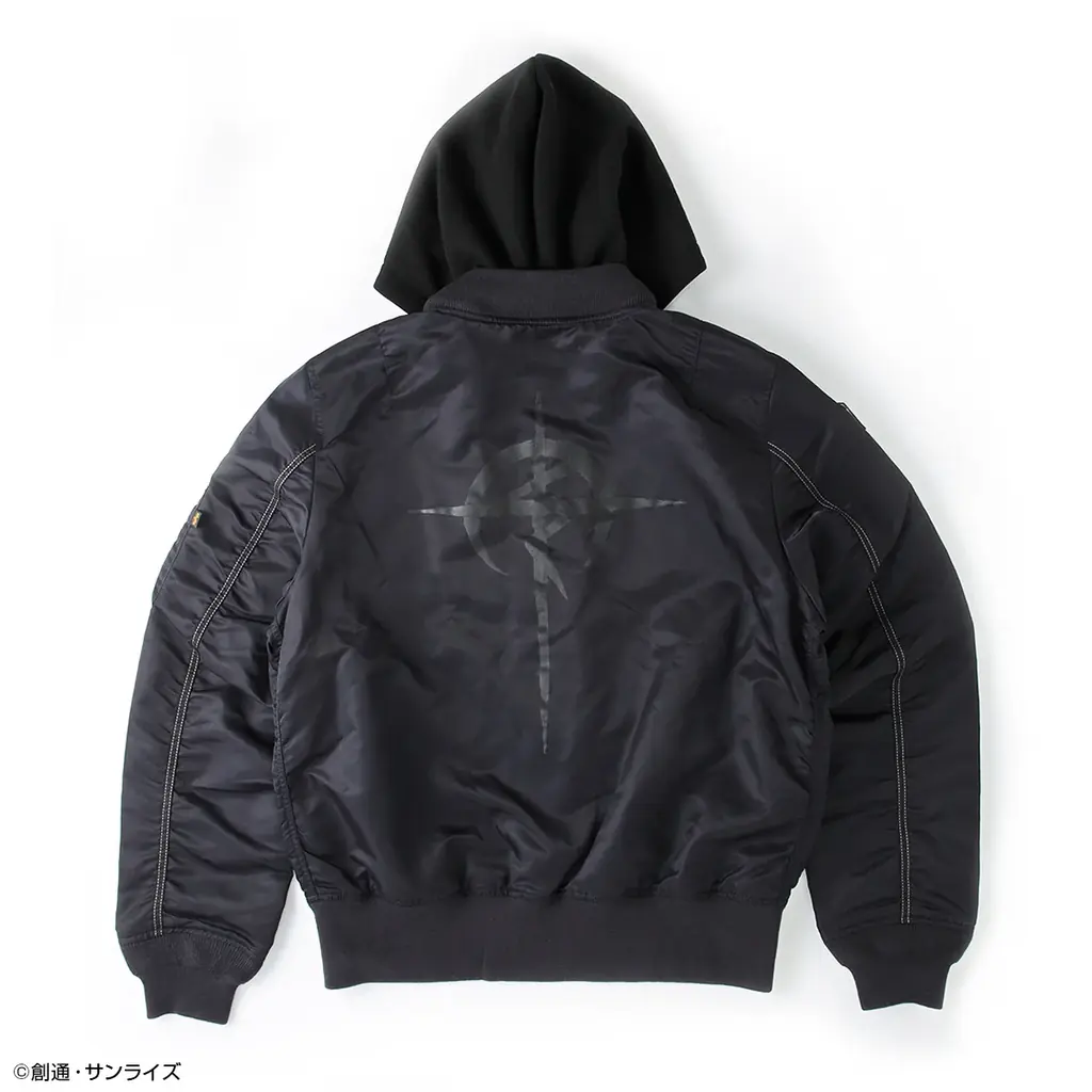 『機動戦士ガンダム 閃光のハサウェイ キルケーの魔女』×ALPHA INDUSTRIESハサウェイ・ノア モデルの新作フライトジャケットMA-1 NATUS登場アクリルスタンドプレゼントキャンペーンも 画像 3