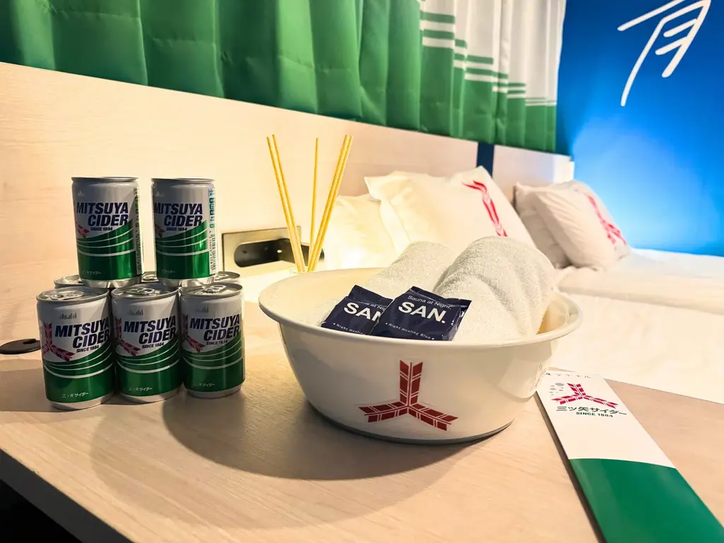 「変なホテル東京プレミア 浅草田原町」でコラボルーム展開 「三ツ矢サイダールーム」3月27日予約受付開始 画像 2