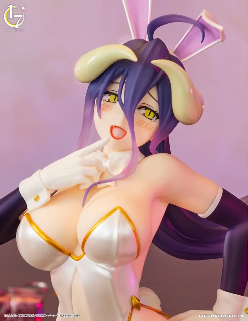 システムサービス「One-Seventh Carat」から「オーバーロード」アルベド バニーホワイトVer.が4月に登場！ 画像 3